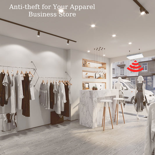 Retail Anti-Theft Equipment Sensor, 860~960MHz RFID Security Checkpoint LED Alarm Buzzer, RFID Tag Detector for Clothing Stores Malls Jewelry Shops