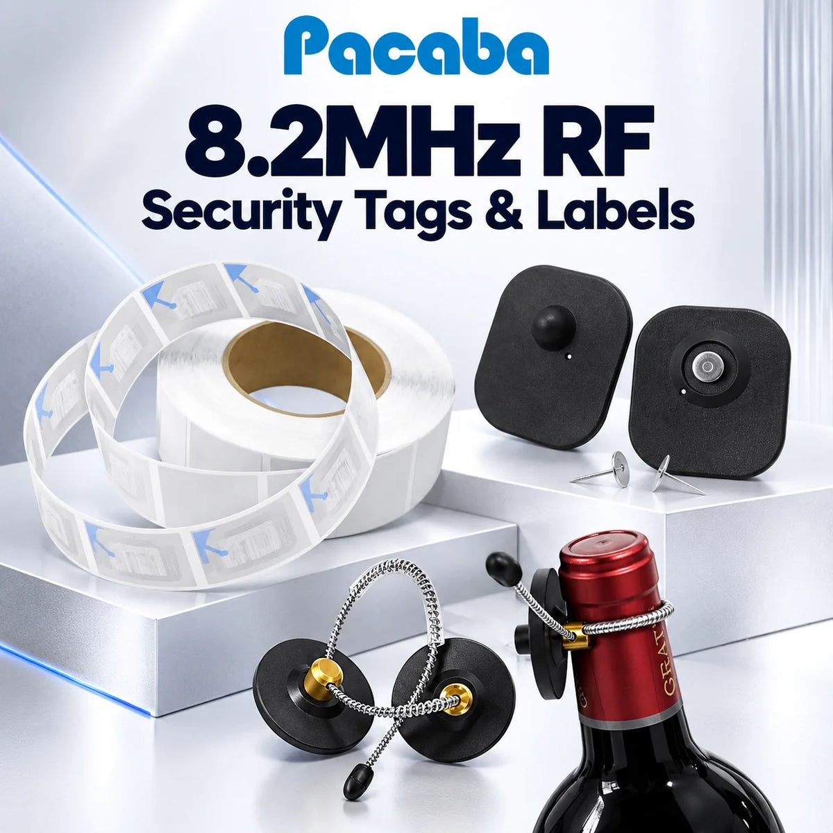 8.2MHz RF Security Tags & Labels