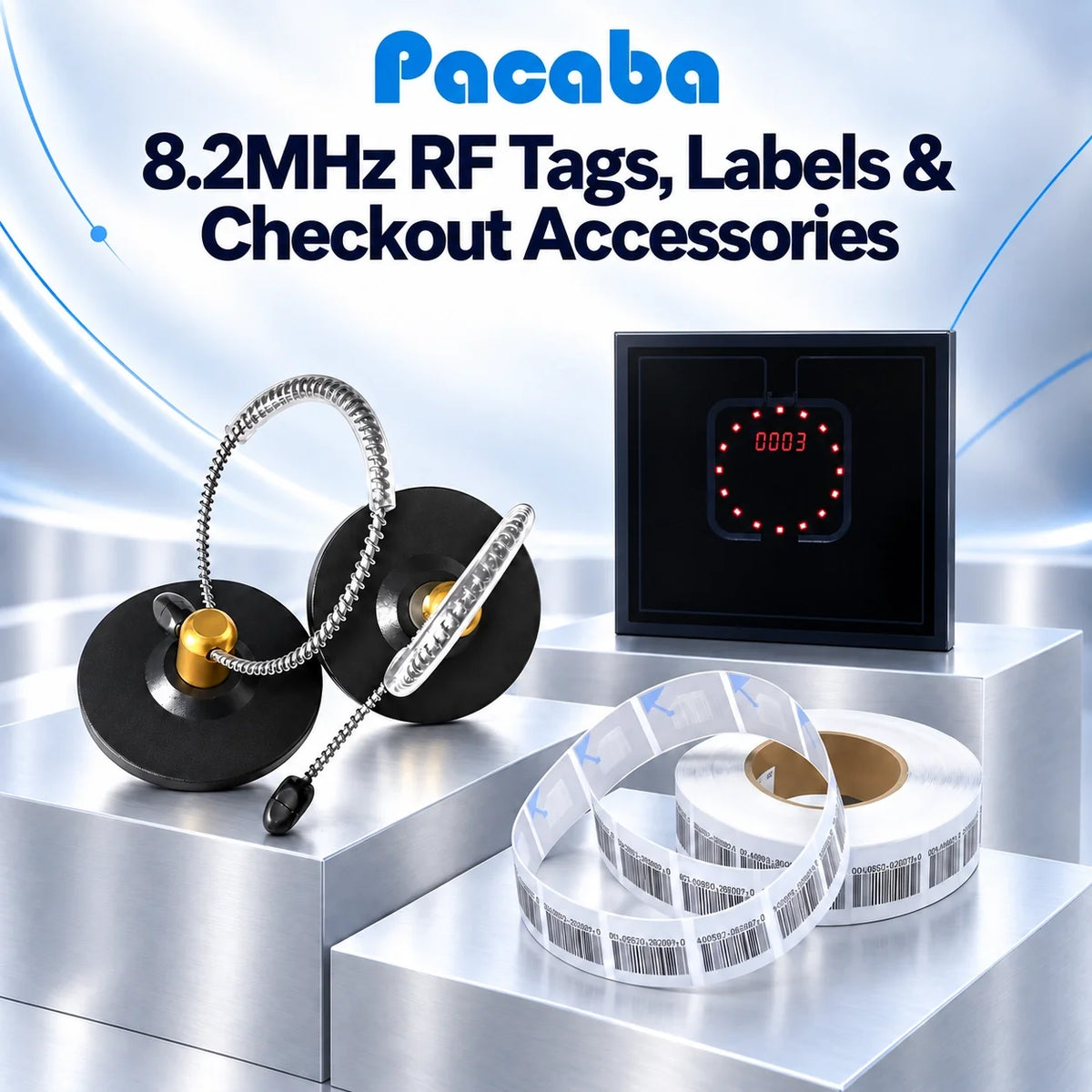 8.2MHz RF Tags, Labels & Checkout Accessories
