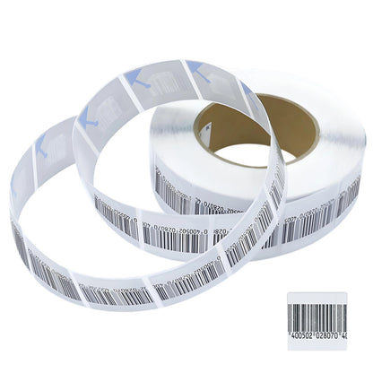 1000 Pcs Anti-Theft Soft Labels 8.2MHz Radio Frequency Anti-Theft Labels