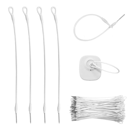 Security Tag Wire Lanyards, 6.7 in, 100 Pack