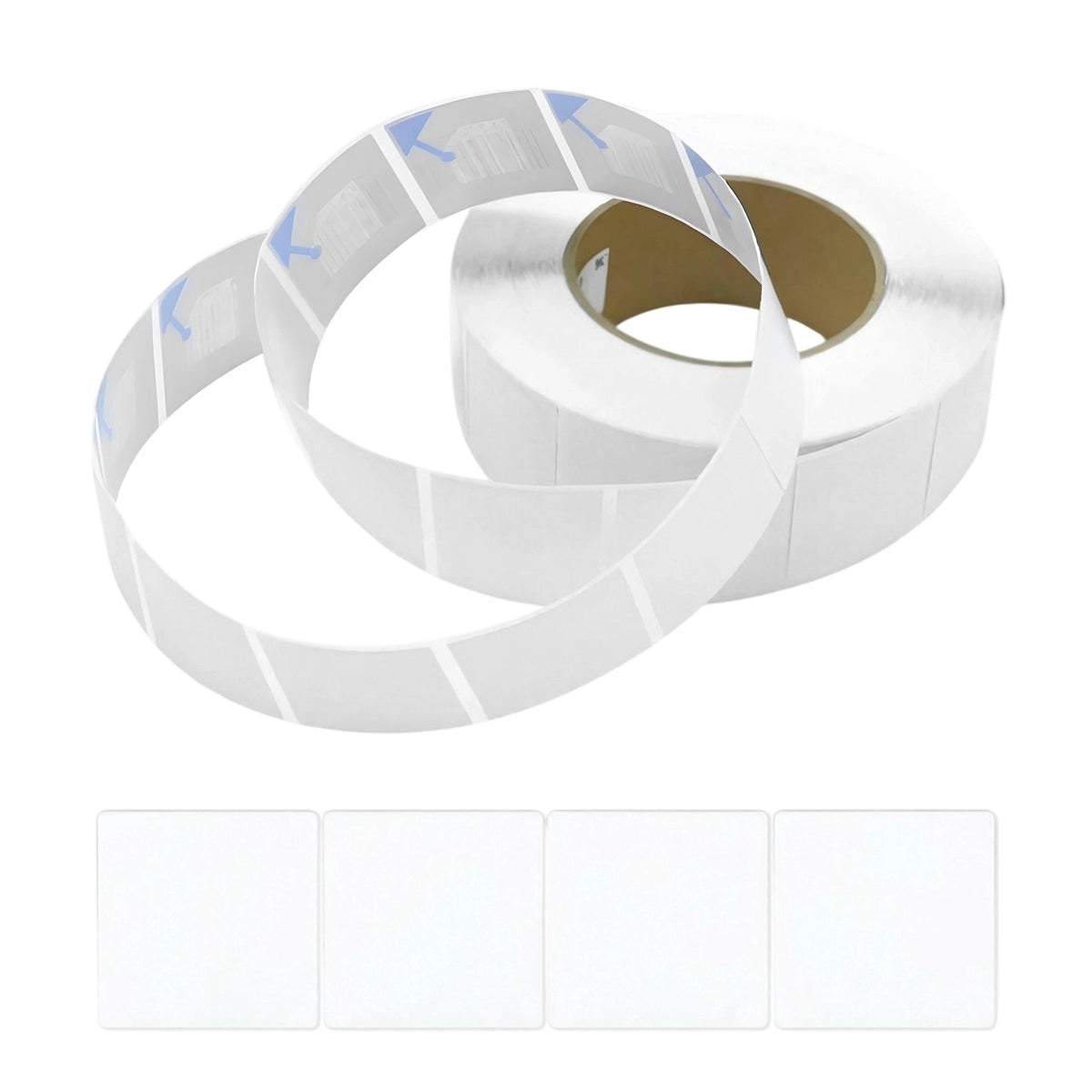 1000 Pcs Anti-Theft Soft Labels 8.2MHz Radio Frequency Anti-Theft Labels