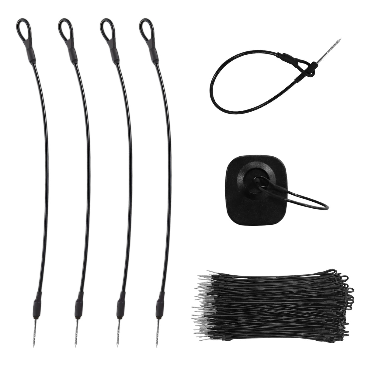 Security Tag Wire Lanyards, 6.7 in, 100 Pack – product view 8