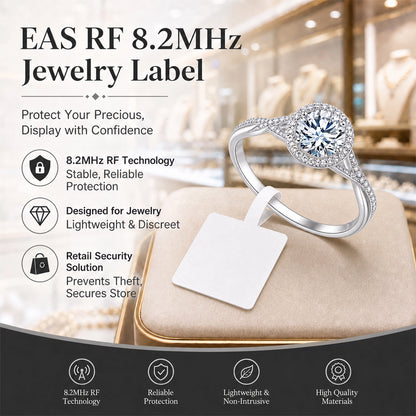 8.2MHz RF Jewelry Security Labels, 500 Pack – product view 2