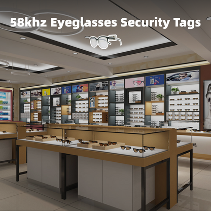 RF 8.2MHz Eyeglass Security Tags for Retail Optical Stores-100