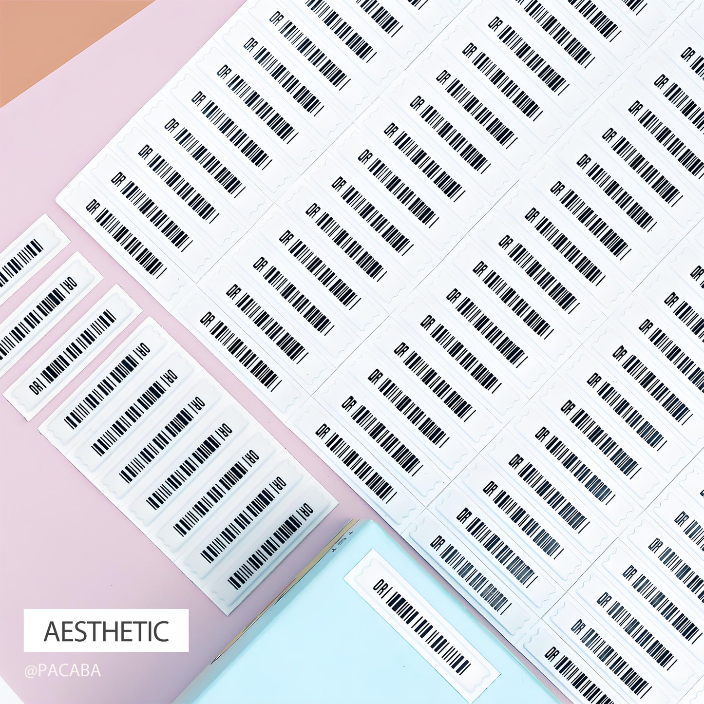 58kHz Anti-Theft Security Soft Labels Stickers with DR -5000 Pcs