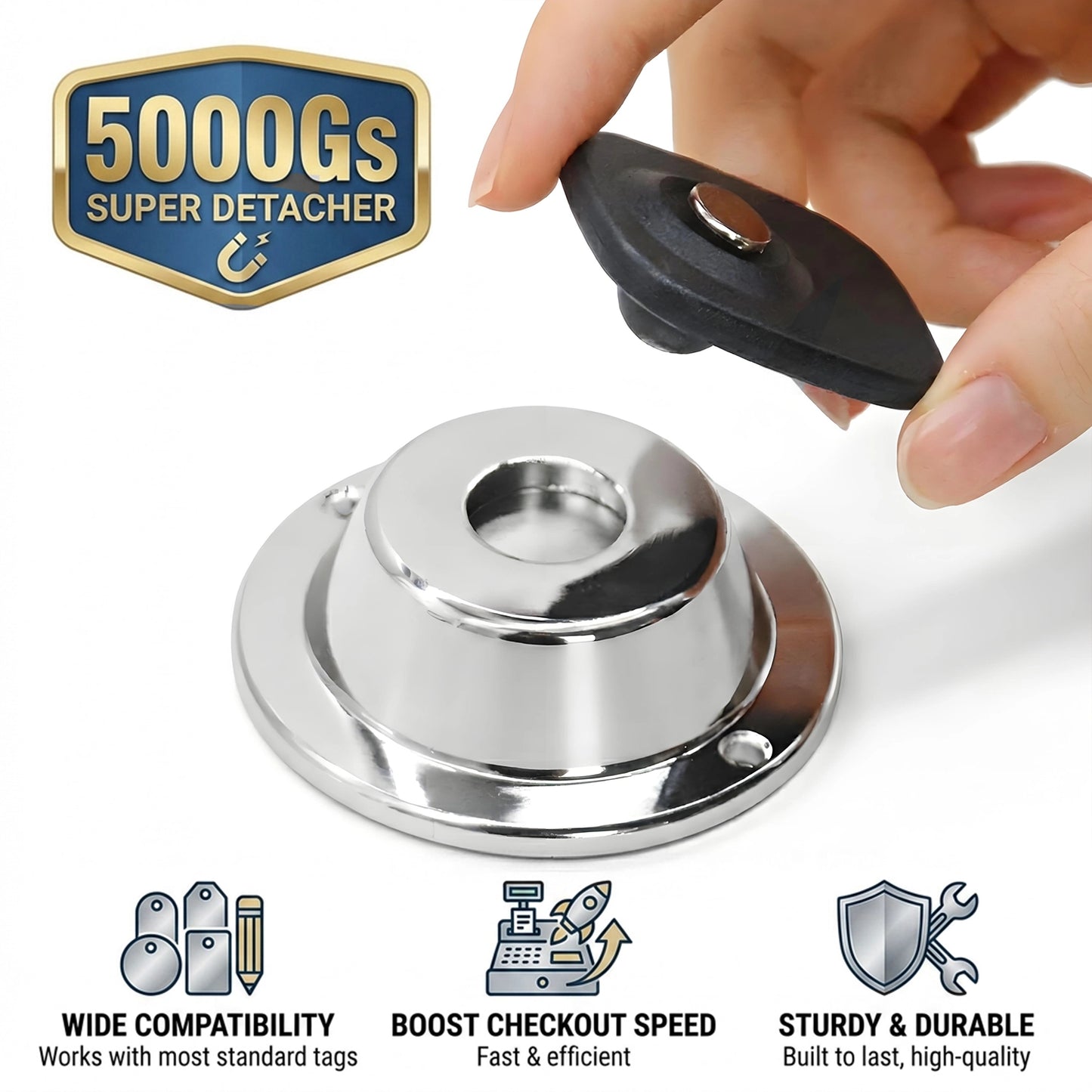 5000GS Hard Security Tags Removal Tool Strong Magnet