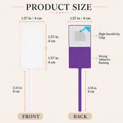 8.2MHz RF Jewelry Security Labels, 500 Pack – product view 5
