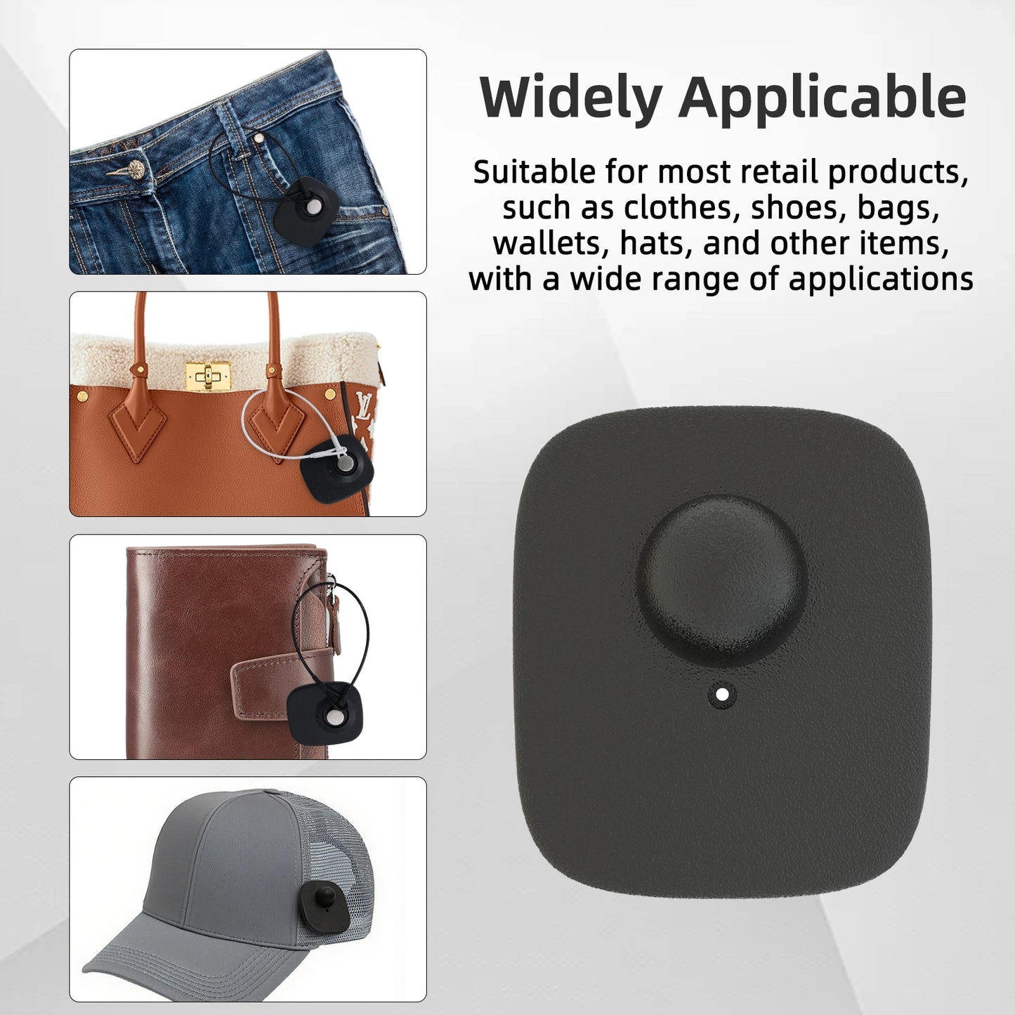 8.2MHz RF EAS Hard Security Tags 1000 Pieces Anti-Shoplifting Tag For Retail Store