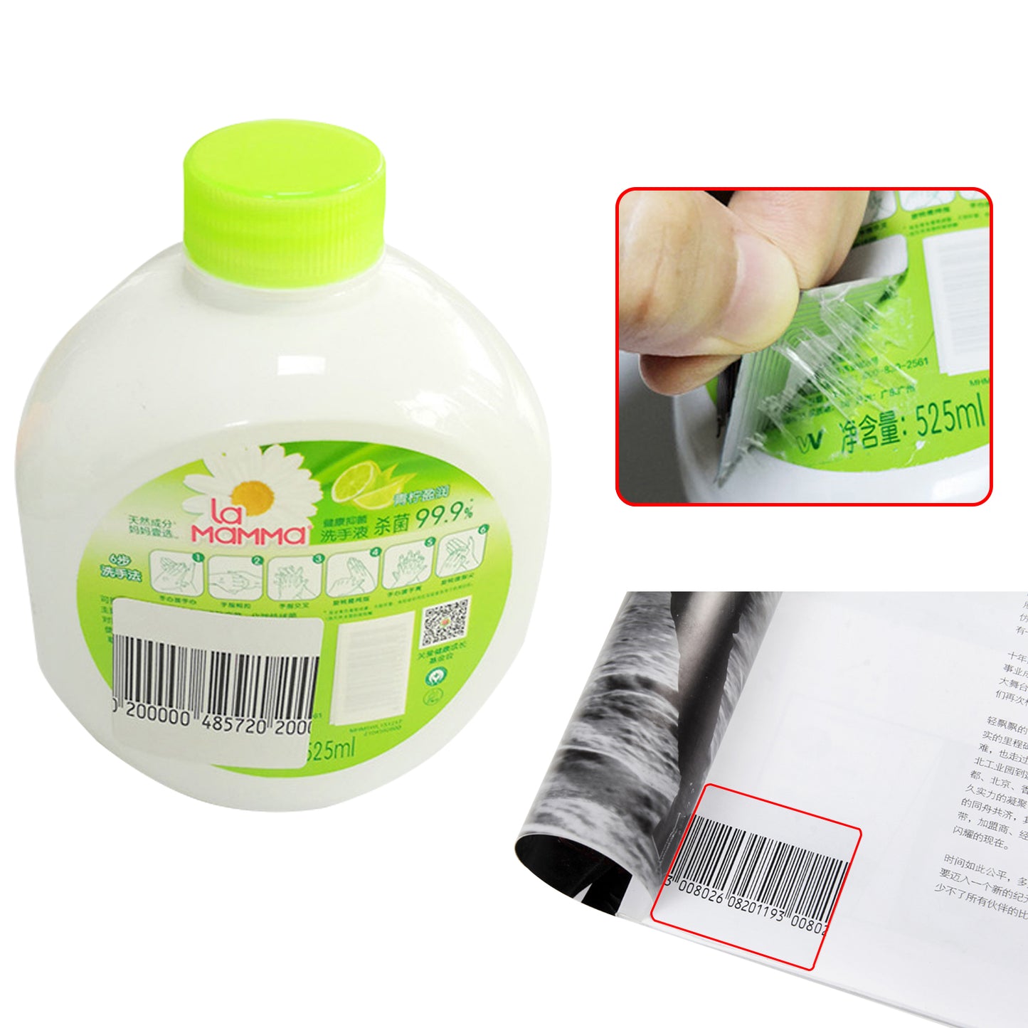 1000 Pcs Anti-Theft Soft Tags 8.2mhz Radio Frequency Anti-Theft Tags