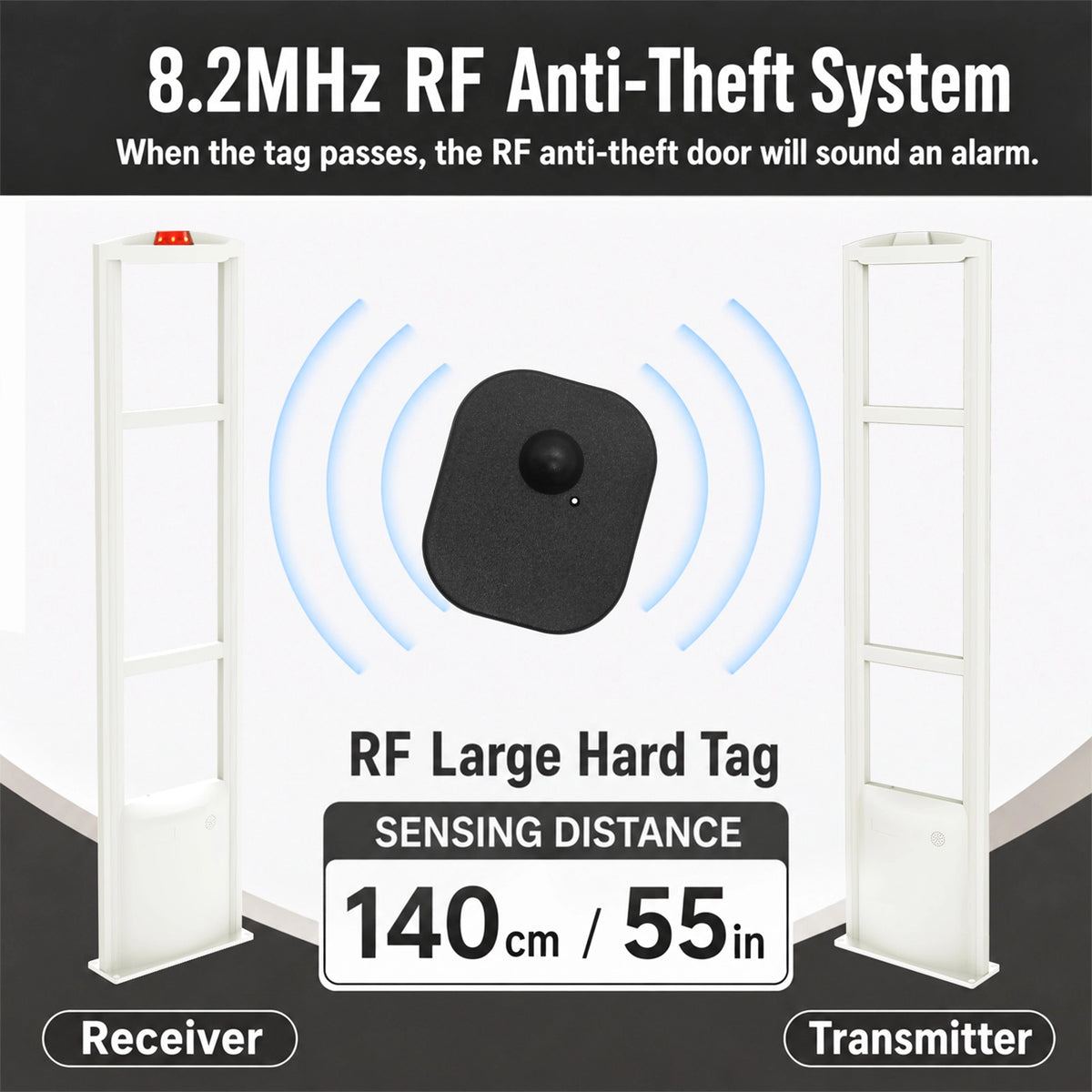 Large Format 8.2 MHz RF Anti-Theft Labels