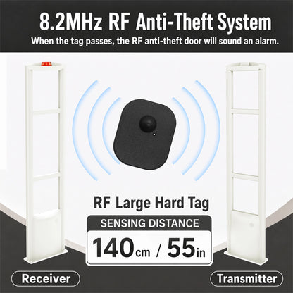 Large Format 8.2 MHz RF Anti-Theft Labels