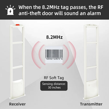 1000 Pcs Anti-Theft Soft Labels 8.2MHz Radio Frequency Anti-Theft Labels