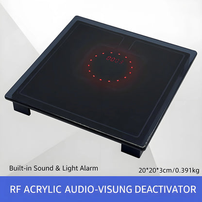 8.2MHz RF Soft Label Decoder for EAS Retail Anti-Theft Detection System, Black