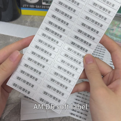 58kHz Anti-Theft Security Soft Labels Stickers with DR -5000 Pcs